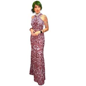 BCBG MAXAZRIA Whimsygoth maxi dress